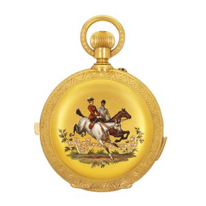 Swiss gold astronomic watch with thirteen complications Circa 1900