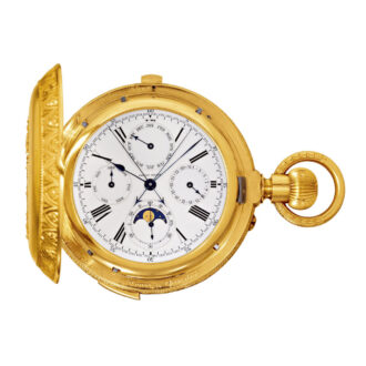Swiss gold astronomic watch with thirteen complications Circa 1900
