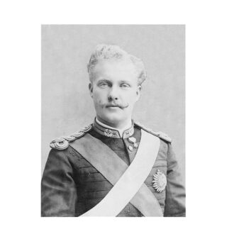 Swiss 14k gold watch decorated with the cypher of King Carlos Circa 1900