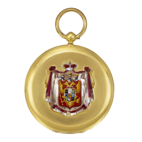 Swiss gold pocket watch made for the Royal House of Romania Circa 1850