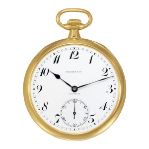 Swiss gold pocket watch with high finishing movement Circa 1913