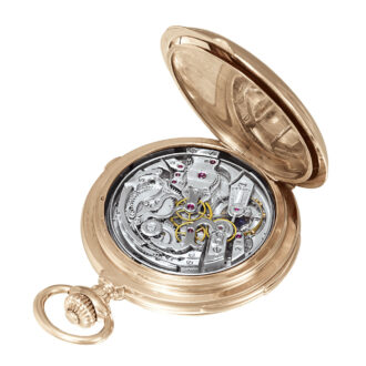Swiss rose 18k gold minute repeating chronograph Circa 1900 Swiss rose 18k gold minute repeating chronograph Circa 1900