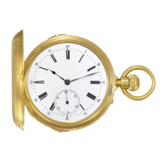 French gold repeater with grande/petite sonnerie Circa 1878