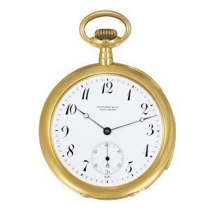 American 18k gold minute repeating pocket watch Circa 1889