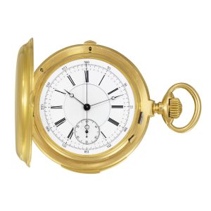 Swiss gold repeater made for the Hispanic market Circa 1888