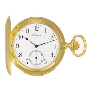 Swiss gold minute repeater keyless pocket watch Circa 1910