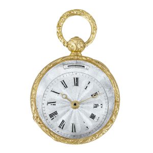 Swiss 18k gold miniature lady's pendant watch Circa 1830