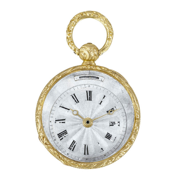 Swiss 18k gold miniature lady's pendant watch Circa 1830