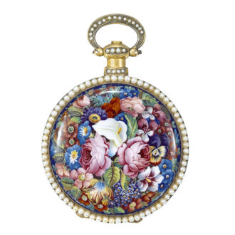 Swiss silver gilt duplex made for the Chinese market Circa 1870
