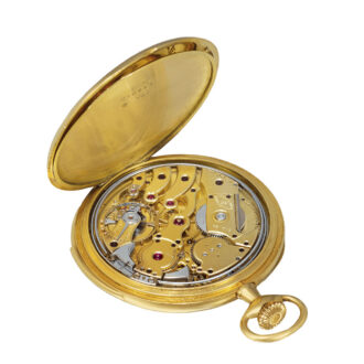 Swiss 18K yellow gold minute repeating dress watch Circa 1910