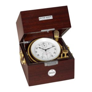 Swiss two day marine chronometer with power reserve Circa 1950