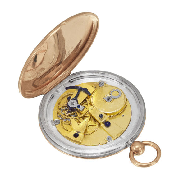 Rare French platinum and gold cylinder pocket watch Circa 1824 Rare French platinum and gold cylinder pocket watch Circa 1824