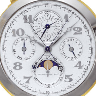 Swiss gold, platinum repeater with ten complications Circa 1912