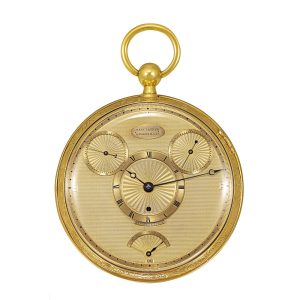 Highly important French gold with four-minute tourbillon Circa 1809