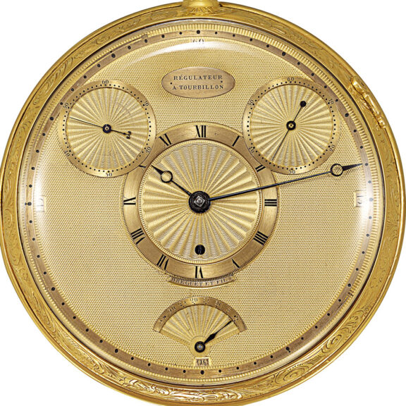 Highly important French gold with four-minute tourbillon Circa 1809 Highly important French gold with four-minute tourbillon Circa 1809