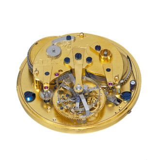 Highly important French gold with four-minute tourbillon Circa 1809