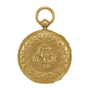 French 18k yellow gold quarter repeating pocket watch Circa 1860