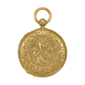 French 18k yellow gold quarter repeating pocket watch Circa 1860