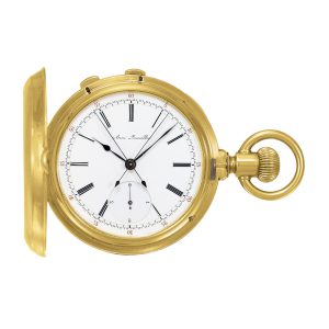 Fine Swiss split-seconds chronograph pocket watch Circa 1885