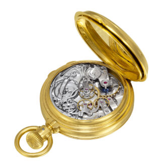 Fine Swiss split-seconds chronograph pocket watch Circa 1885 Fine Swiss split-seconds chronograph pocket watch Circa 1885