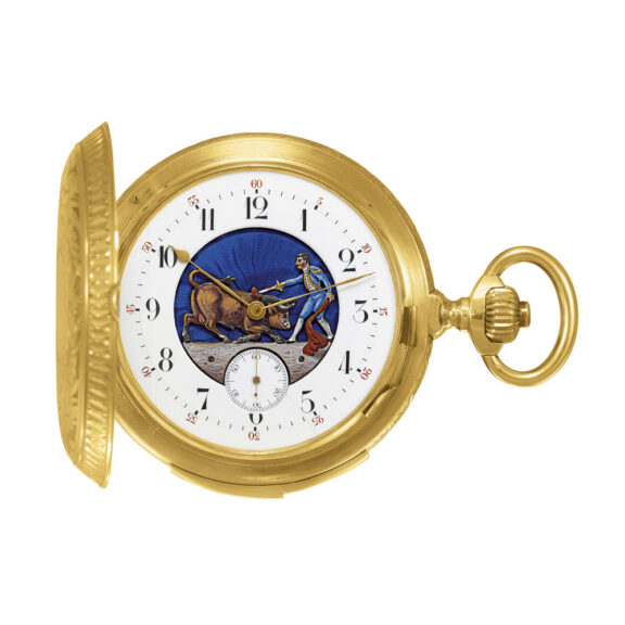 Swiss gold repeater made for the Hispanic market Circa 1900