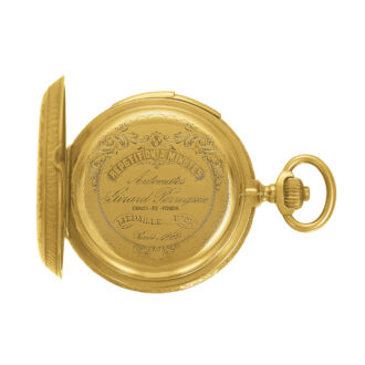 Swiss gold repeater made for the Hispanic market Circa 1900