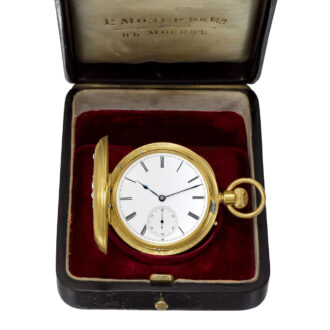 Swiss gold repeater with grande and petite sonnerie Circa 1850