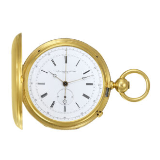 Swiss gold lever pocket watch with centre seconds Circa 1870