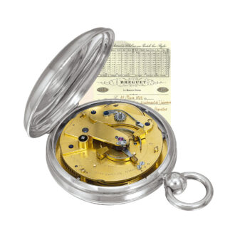 French chronometer with spring detent escapement Circa 1824