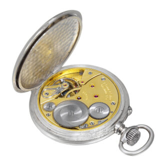 German silver lever chronometer with power reserve Circa 1942