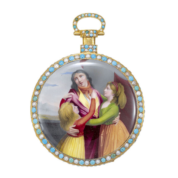 Swiss musical watch made for the Chinese market Circa 1820