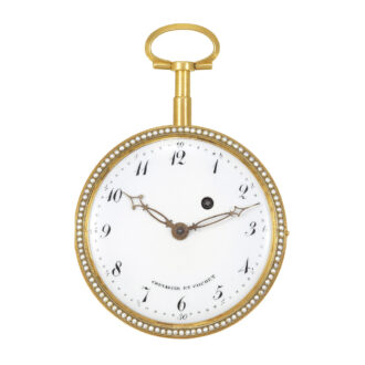 Swiss gold quarter repeater with virgule escapement Circa 1790