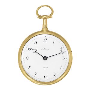 English gold pocket watch with ruby duplex escapement Circa 1808