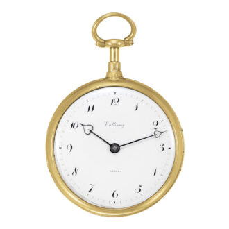 English gold pocket watch with ruby duplex escapement Circa 1808