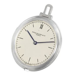 Elegant Swiss platinum open faced dress watch Circa 1938