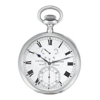 Swiss silver deck watch made for the German market Circa 1905