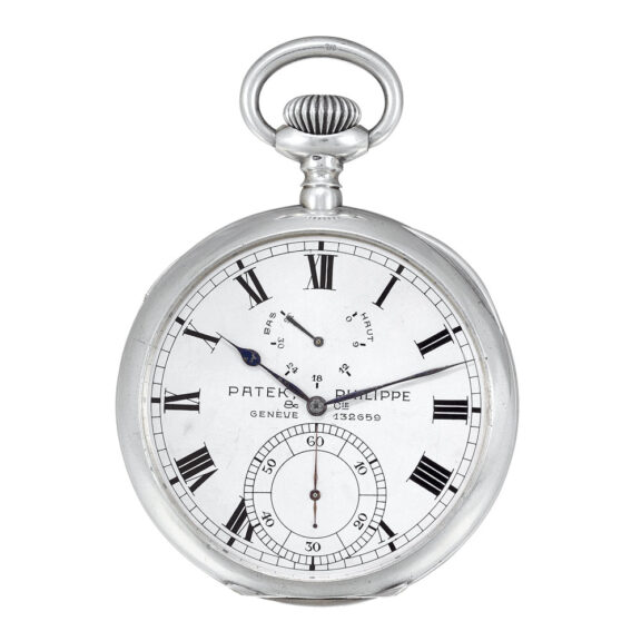Swiss silver deck watch made for the German market Circa 1905