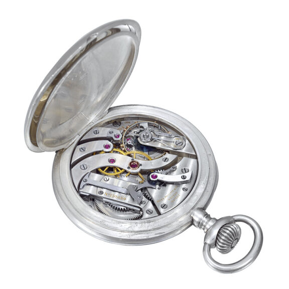 Swiss silver deck watch made for the German market Circa 1905 Swiss silver deck watch made for the German market Circa 1905