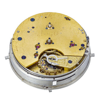 Swiss 18k gold minute repeating keyless pocket watch Circa 1923 Swiss 18k gold minute repeating keyless pocket watch Circa 1923