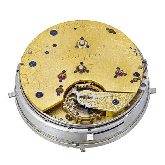 Swiss 18k gold minute repeating keyless pocket watch Circa 1923 Swiss 18k gold minute repeating keyless pocket watch Circa 1923