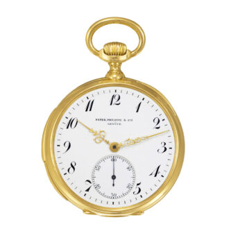 Swiss 18k yellow gold minute repeating dress watch Circa 1902
