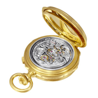 Swiss gold clockwatch with sixteen grande complications Circa 1991