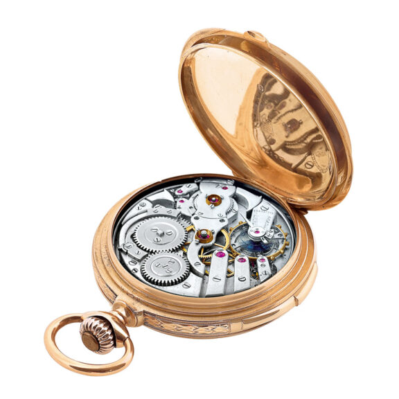 Swiss gold repeater made for the Hispanic market Circa 1880 Swiss gold repeater made for the Hispanic market Circa 1880