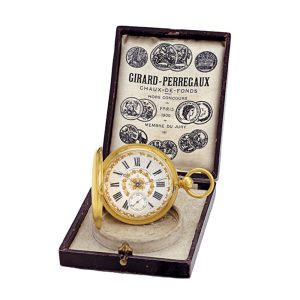 Swiss gold chronometer with spring detent escapement Circa 1870