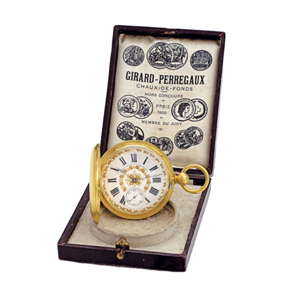 Swiss gold chronometer with spring detent escapement Circa 1870