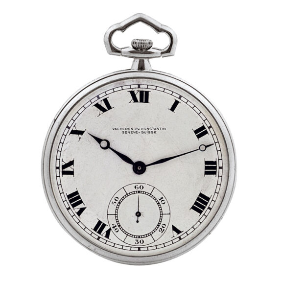 Elegant Swiss platinum Art Deco dress watch Circa 1920