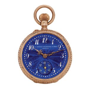 Swiss 18 carat pink gold lady's pendant watch Circa 1890