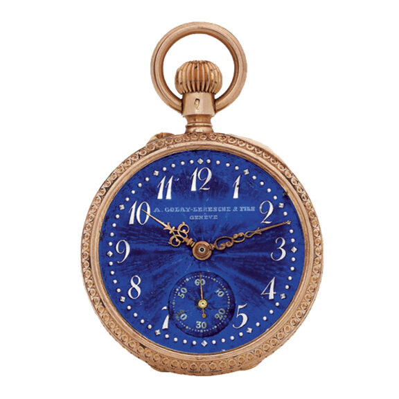 Swiss 18 carat pink gold lady's pendant watch Circa 1890