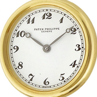 Swiss gold lapel quartz watch with chain and brooch Circa 1989