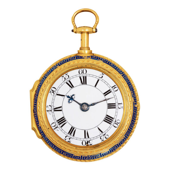 English 18k gold quarter repeating pair-cased pocket watch Circa 1733 English 18k gold quarter repeating pair-cased pocket watch Circa 1733